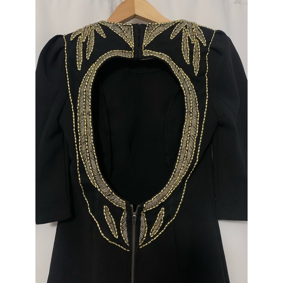 Silence + Noise Embellished Little Black Dress - Picture 5 of 7